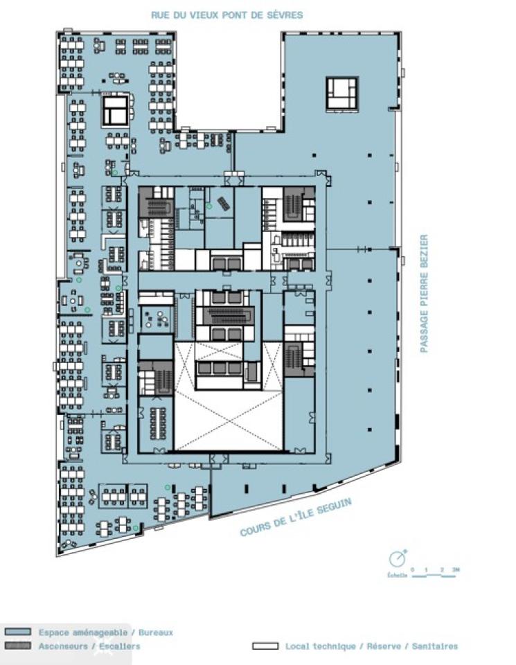 Bureau Boulogne-Billancourt 11840m² Location bureau Boulogne-Billancourt Hauts-de-Seine OLBUR2100502 14